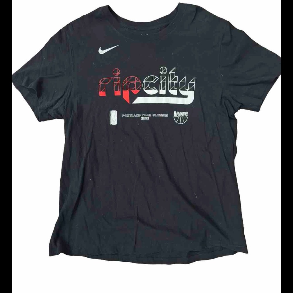 Nike Portland Trilblazers Blazers Shirt XL Black